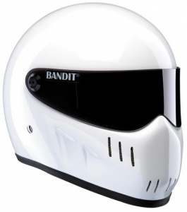 Bandit XXR Motorcycle Helmet - Gloss White